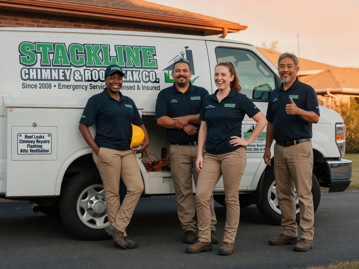 Chimney flashing repair company in Stoneham, MA